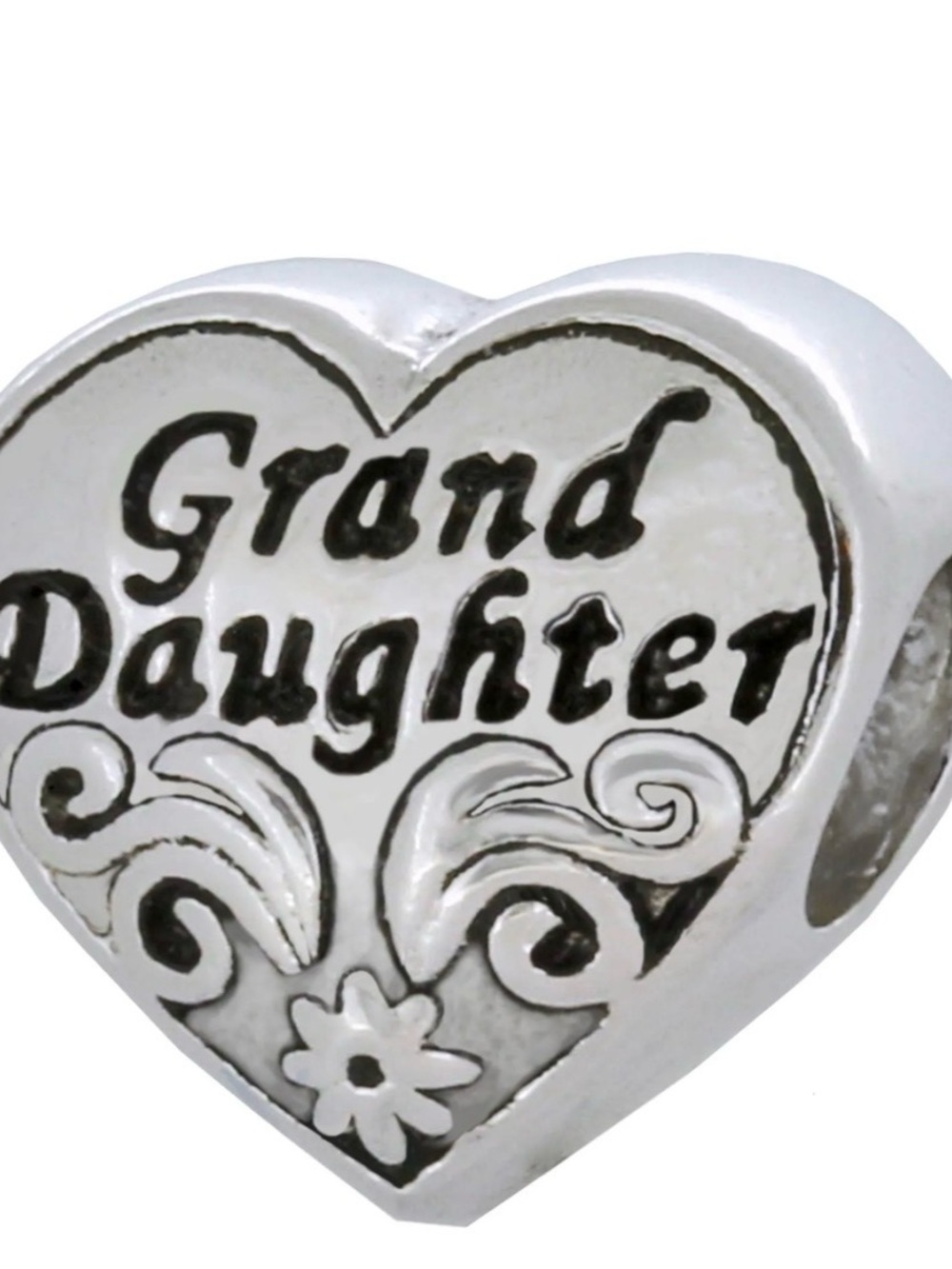 Pandora Granddaughter's Love Heart Charm Sterling Silver